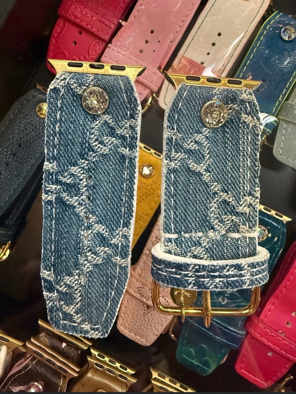 Denim Apple Watch Band  - Blue